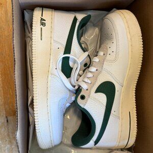NIB - Nike Air Force 1 Low Command Force White Green "Retro"- Size 6.5(Y)/8(W)